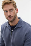 Logo Half Zip  Storm Blue  hi-res