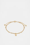 Gold Letter Chains Bracelet  N  hi-res