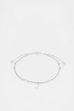 Silver Letter Chains Bracelet  J  hi-res