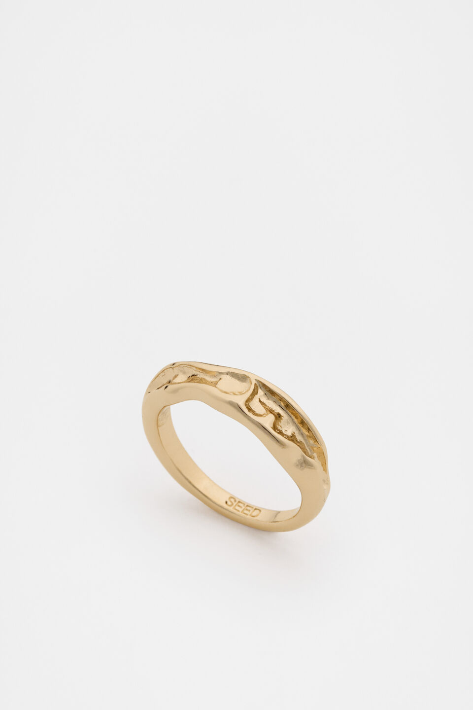 Molten Ring  Gold