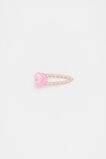 Pearl Snap Heart Clip  Rose Petal  hi-res