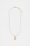 Pave Organic Pendant  Gold  hi-res