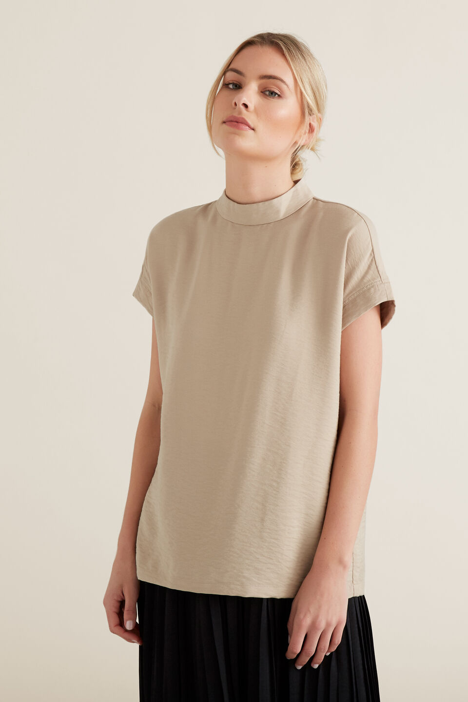 Mock Neck Top  