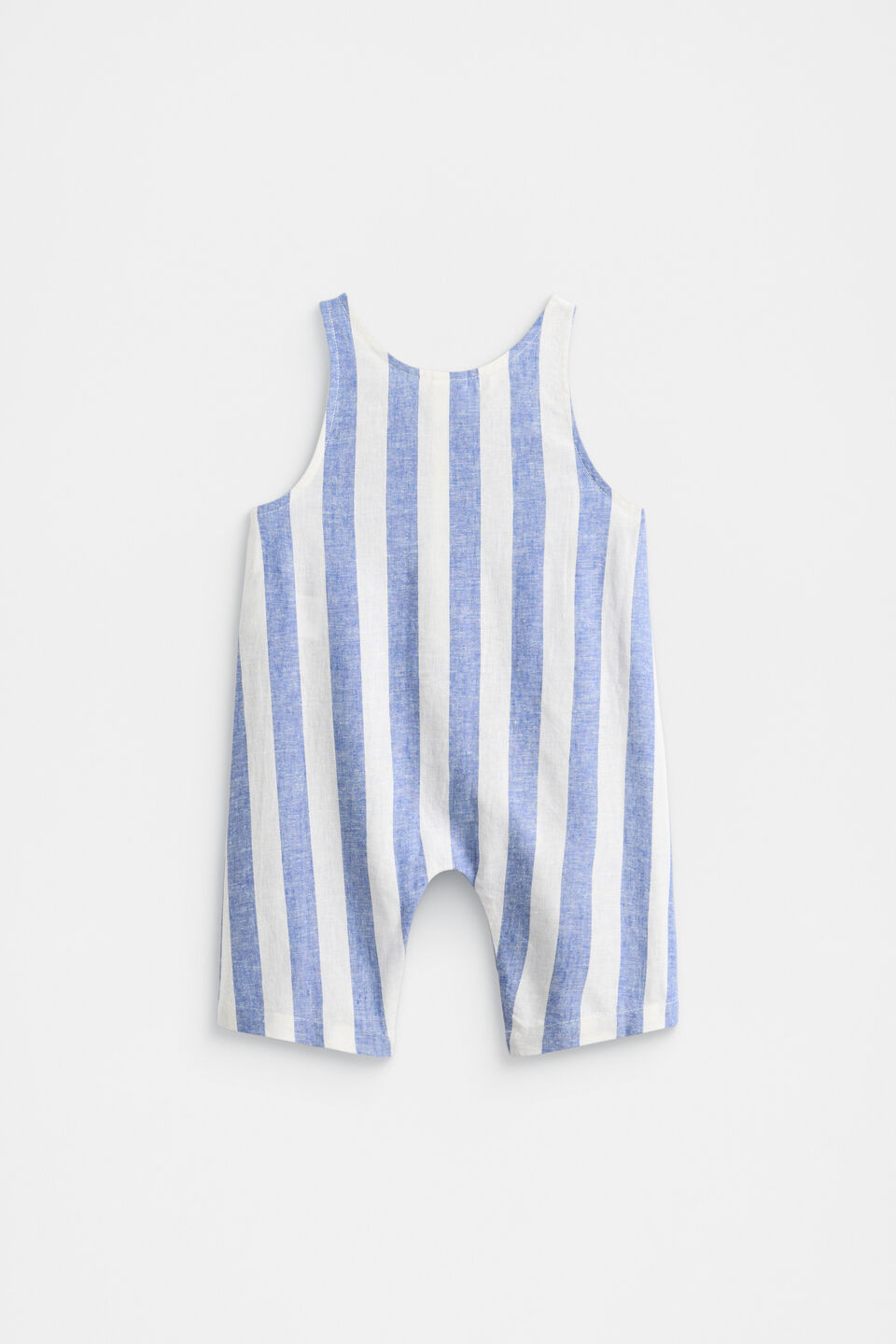 Stripe Romper  Cobalt