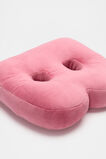 Raspberry Velvet Initial Cushion  B  hi-res