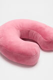 Raspberry Velvet Initial Cushion  C  hi-res