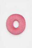 Raspberry Velvet Initial Cushion  O  hi-res