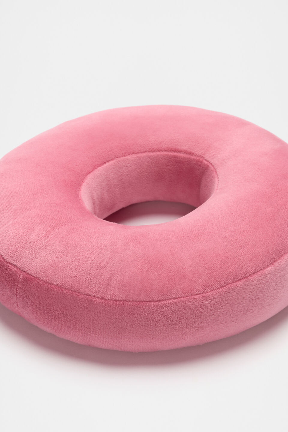 Raspberry Velvet Initial Cushion  O