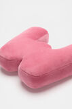 Raspberry Velvet Initial Cushion  W  hi-res