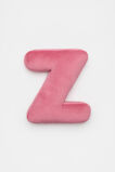 Raspberry Velvet Initial Cushion  Z  hi-res