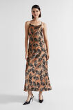 Satin Abstract Floral Slip Dress  Abstract Floral  hi-res