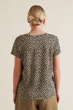 Linen Printed Tee    hi-res