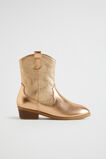 Foil Cowboy Boot  Rose Gold  hi-res