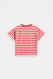 Core Stripe Tee  Strawberry Red Stripe  hi-res