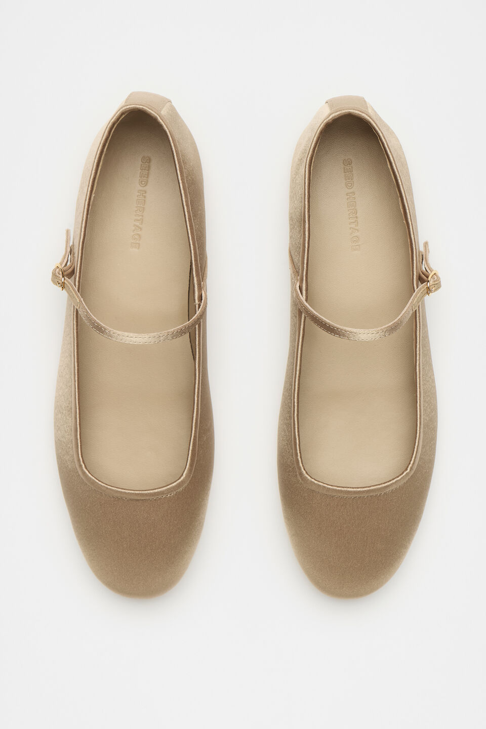 Kai Satin Ballet Flat  Rye