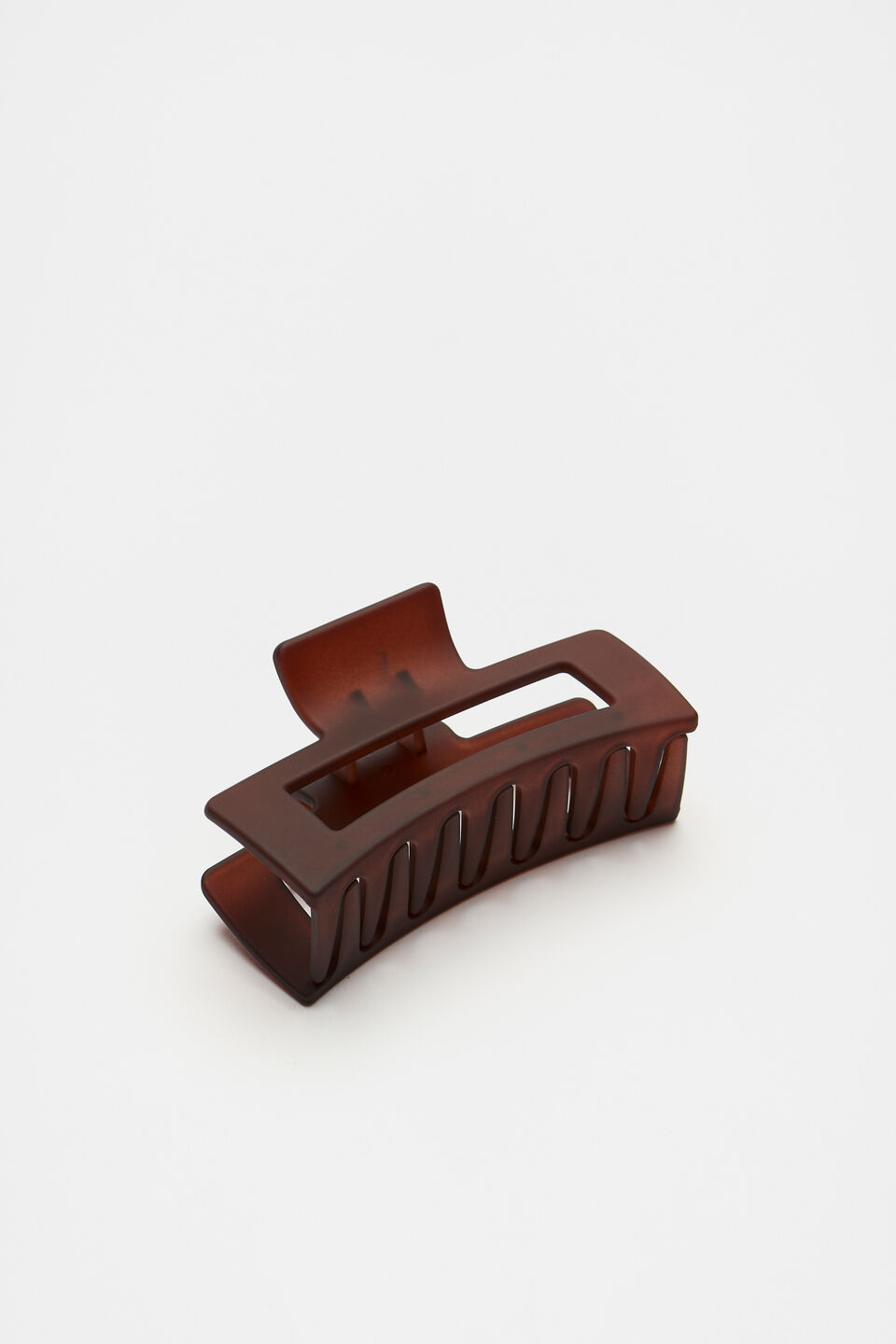 Rectangle Hair Claw  Merlot