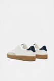 Classic Retro Trainer  White Navy  hi-res