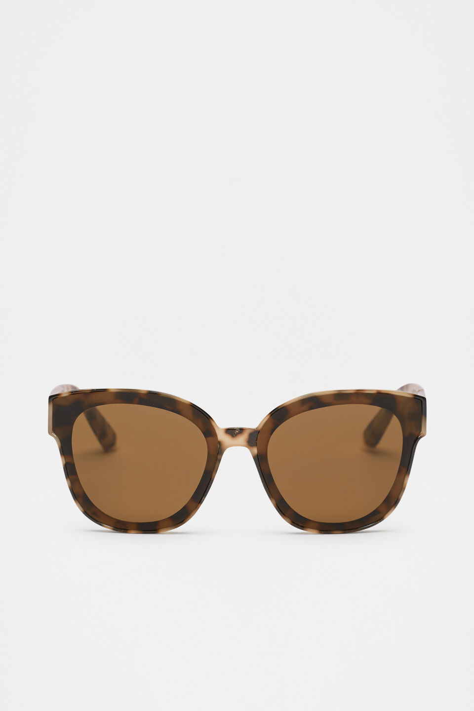 Michelle D Frame Sunglasses  Milky Tort