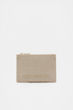 Knit Zip Purse  Rye  hi-res