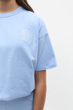 Oversized Logo Tee  Bright Sky  hi-res