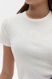Core Logo Rib Tee  Canvas  hi-res
