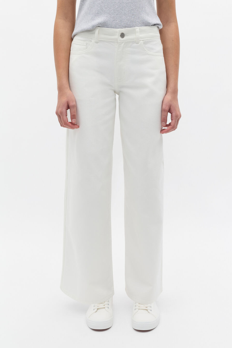 Soft Wide Leg Jean  Canvas Wash