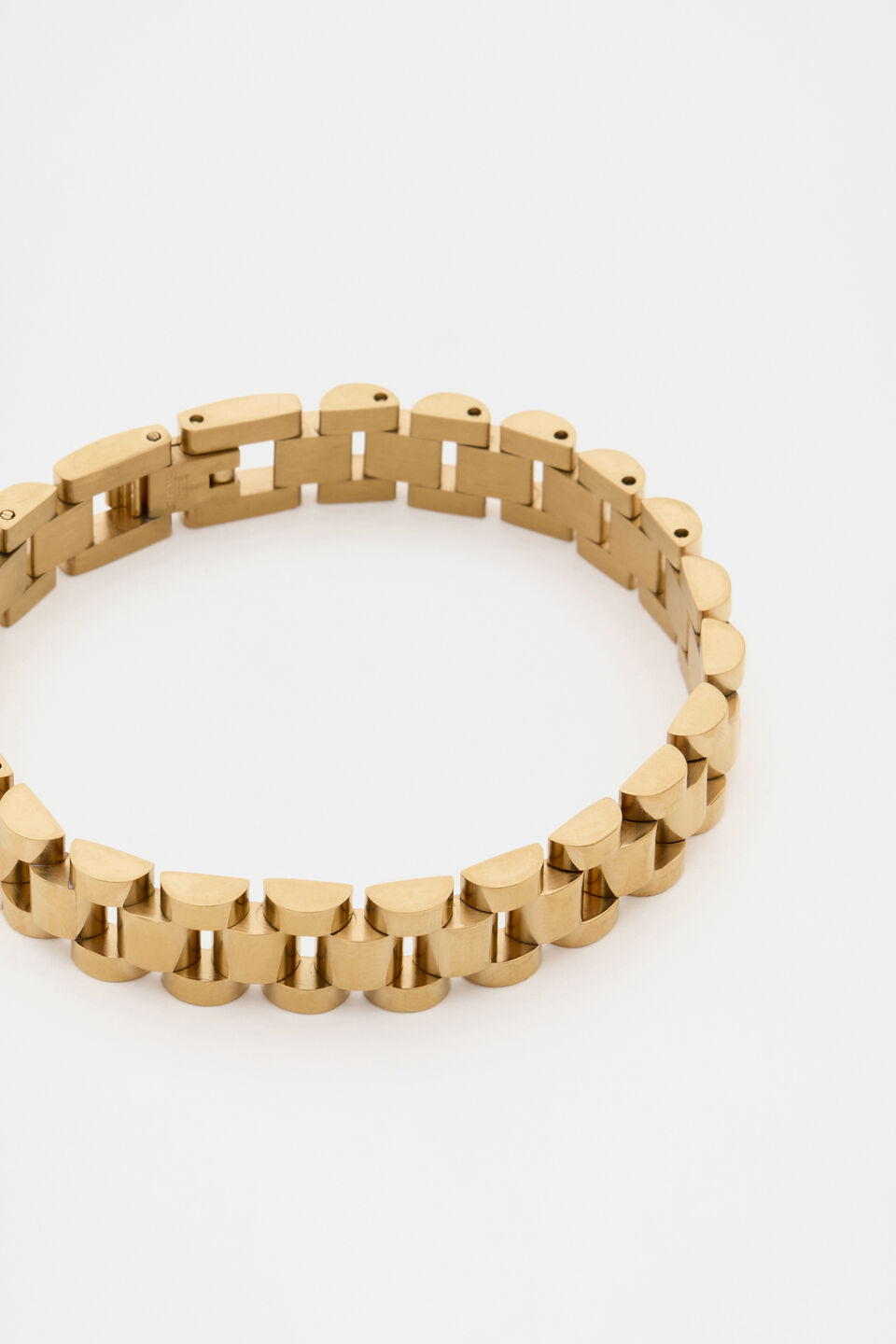 Waterproof Watch Link Bracelet  Gold
