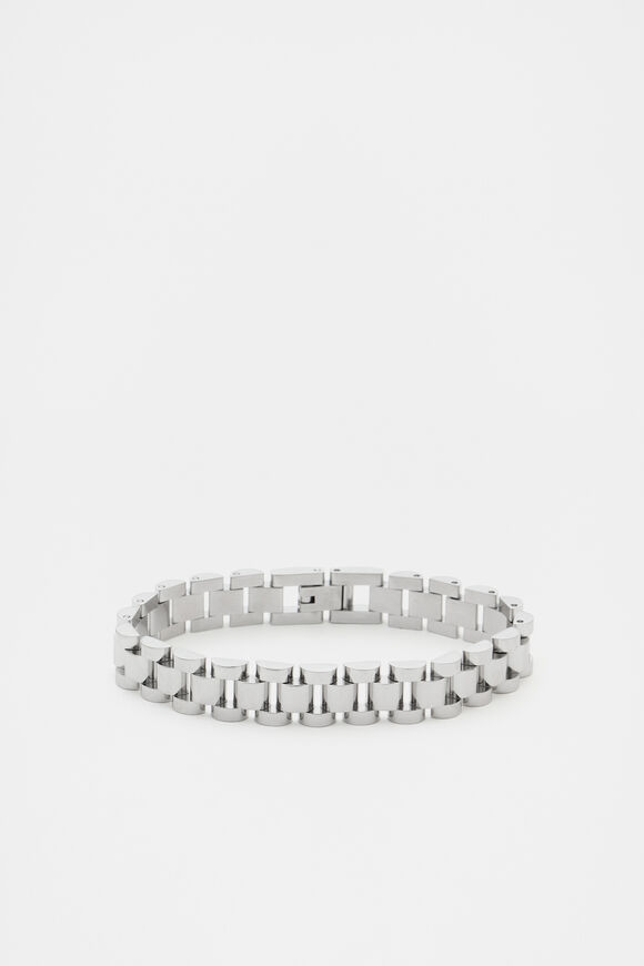 Waterproof Watch Link Bracelet  Silver  hi-res