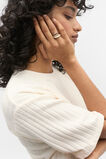 Enamel Ring Set  Coconut Cream  hi-res