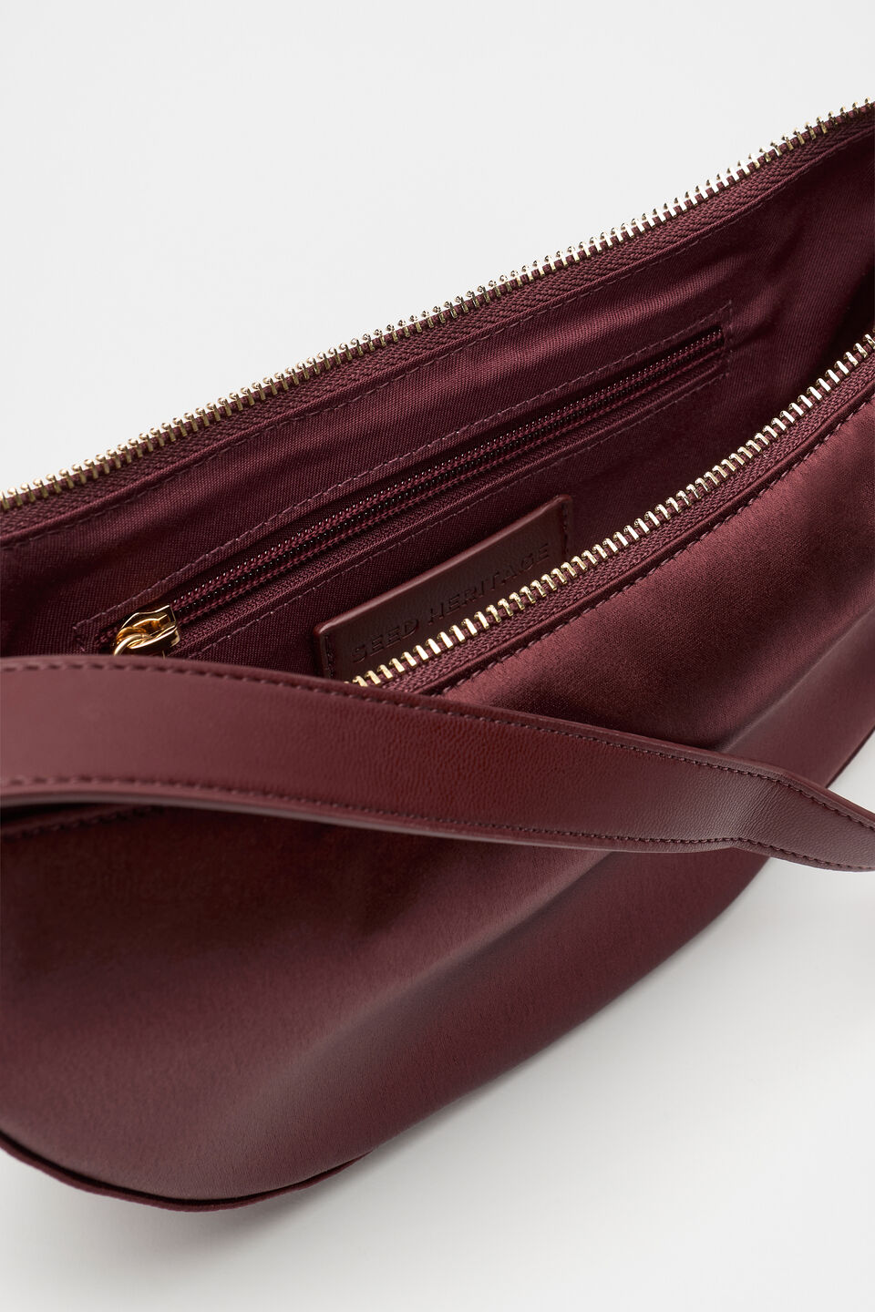 Mini Satin Bag  Merlot