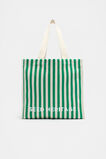 Stripe Tote Bag  Jade Green  hi-res