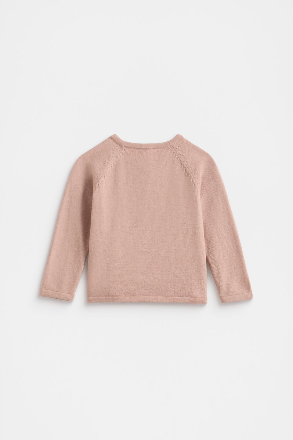 Cable Knit Cardigan  Blush Pink