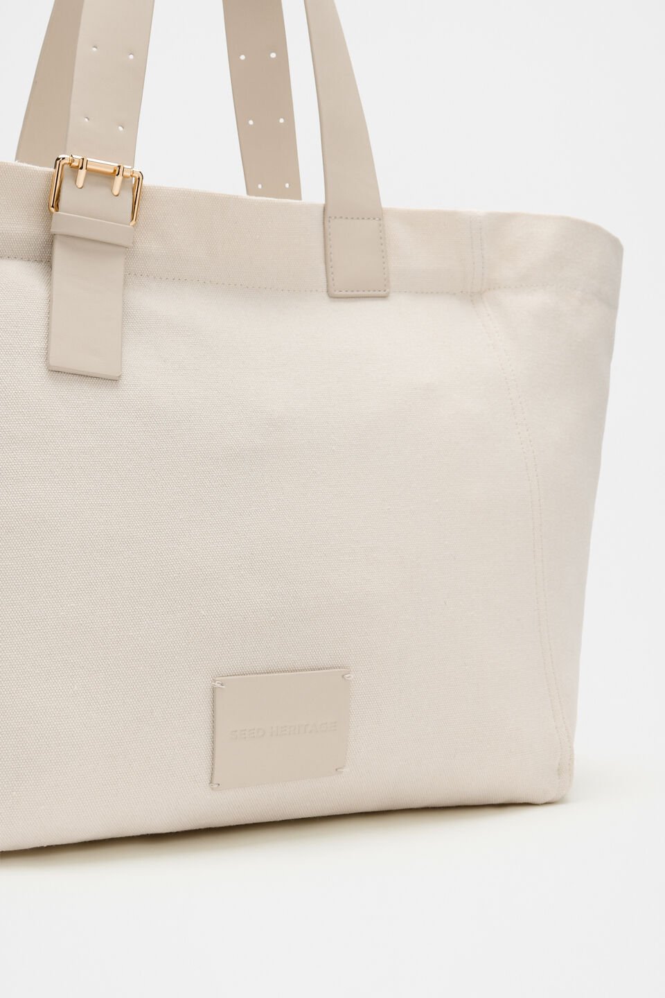 Relaxed Fabric Tote  Tofu
