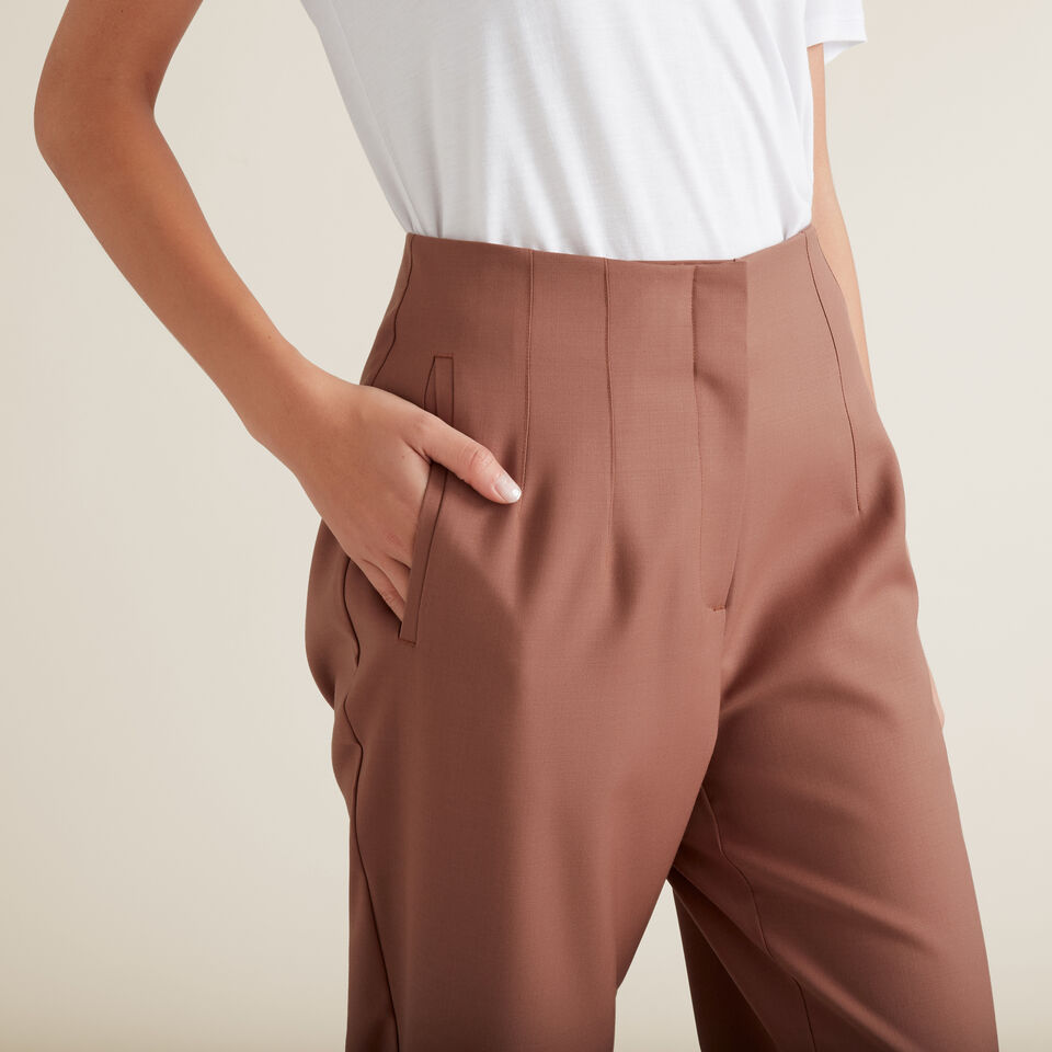 Wool Blend Trouser  