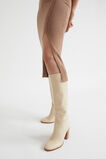 Cable Midi Split Skirt  Chocolate Malt  hi-res