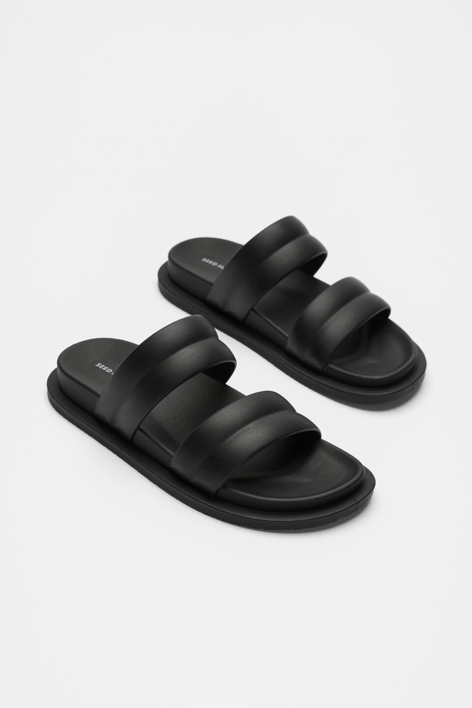 Moulded 2 Strap Slide  Black