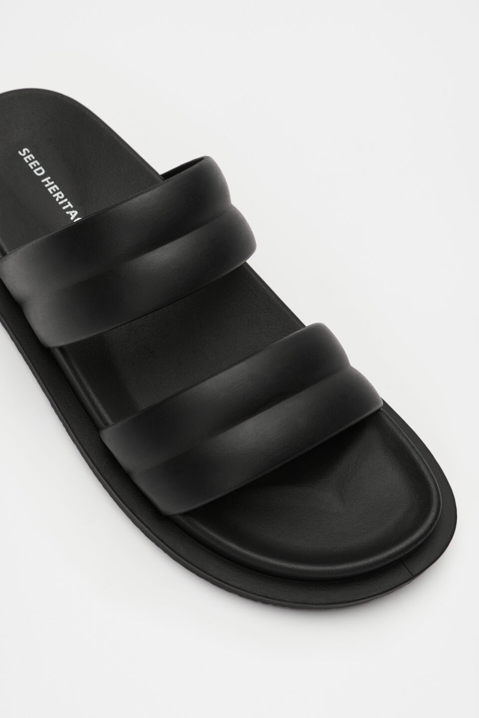 Moulded 2 Strap Slide  Black