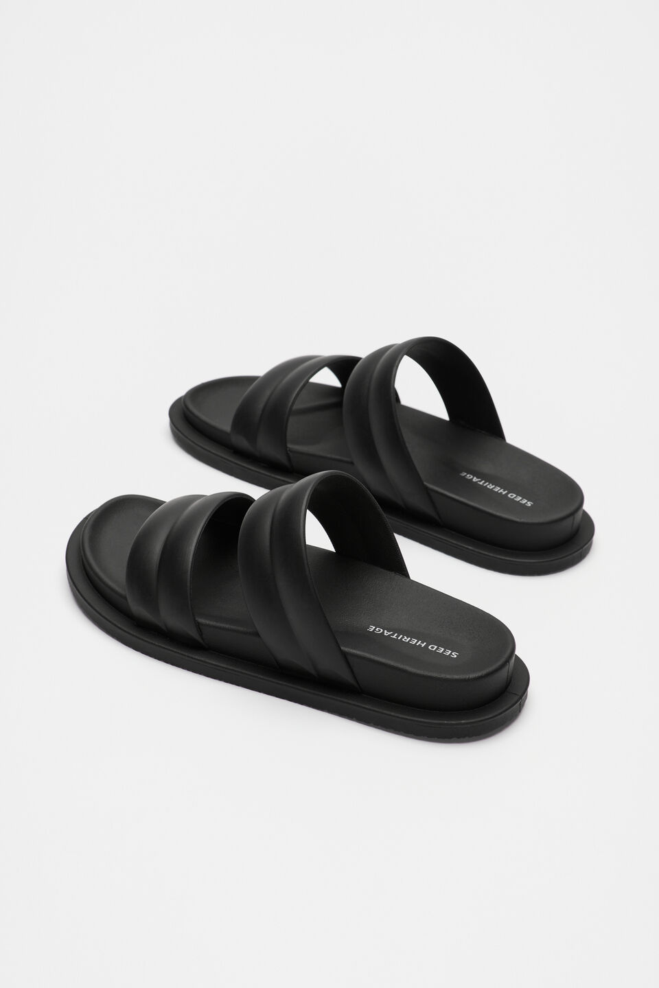 Moulded 2 Strap Slide  Black