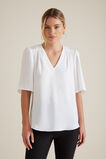 Flutter Sleeve Blouse    hi-res