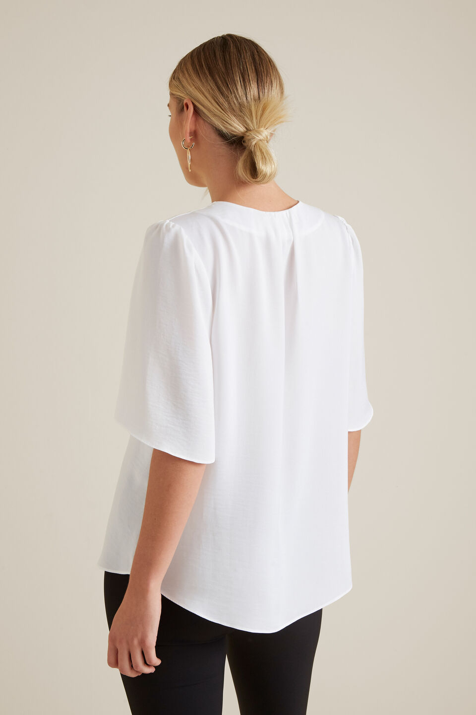 Flutter Sleeve Blouse  