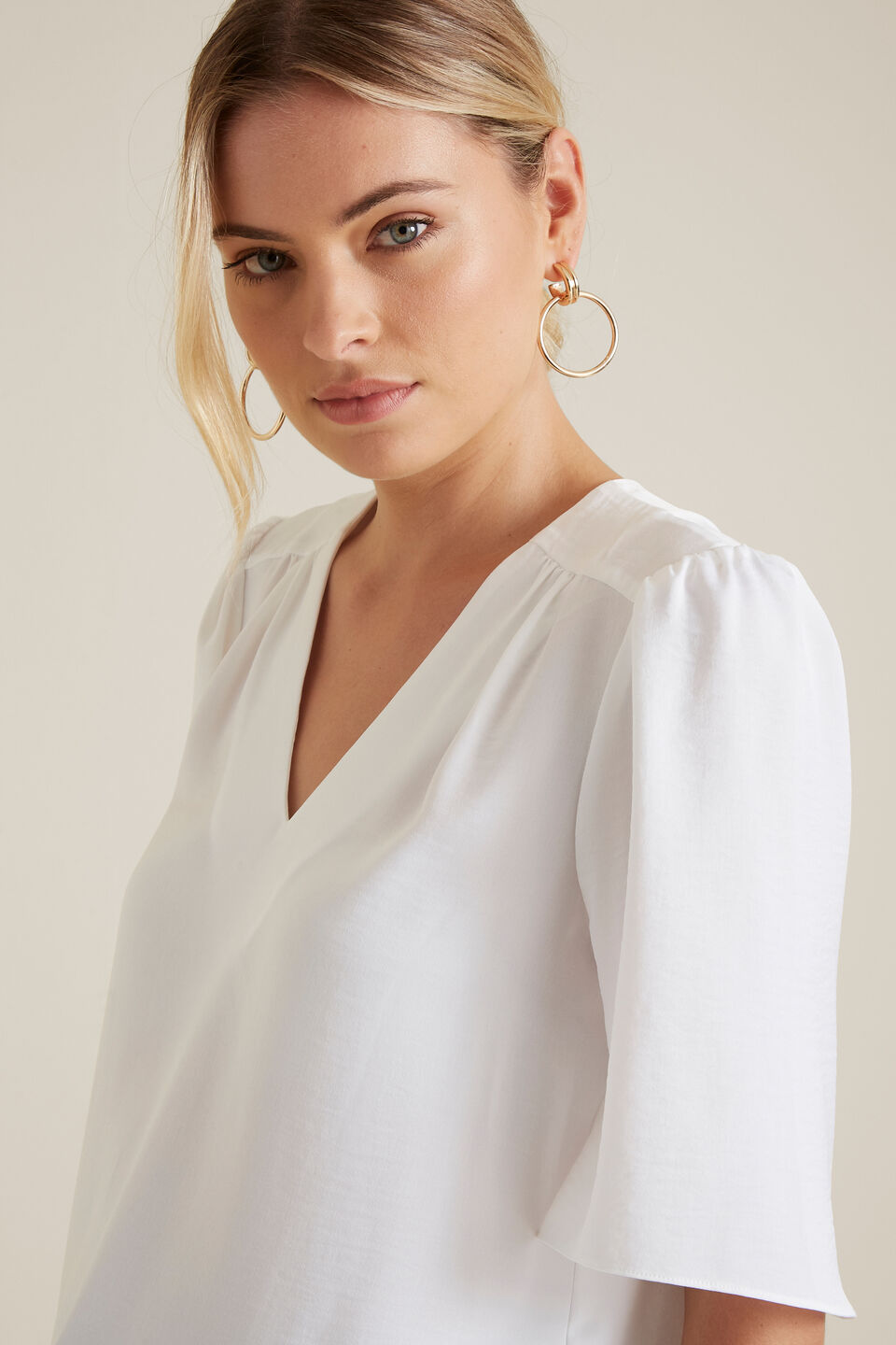 Flutter Sleeve Blouse  