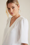 Flutter Sleeve Blouse    hi-res