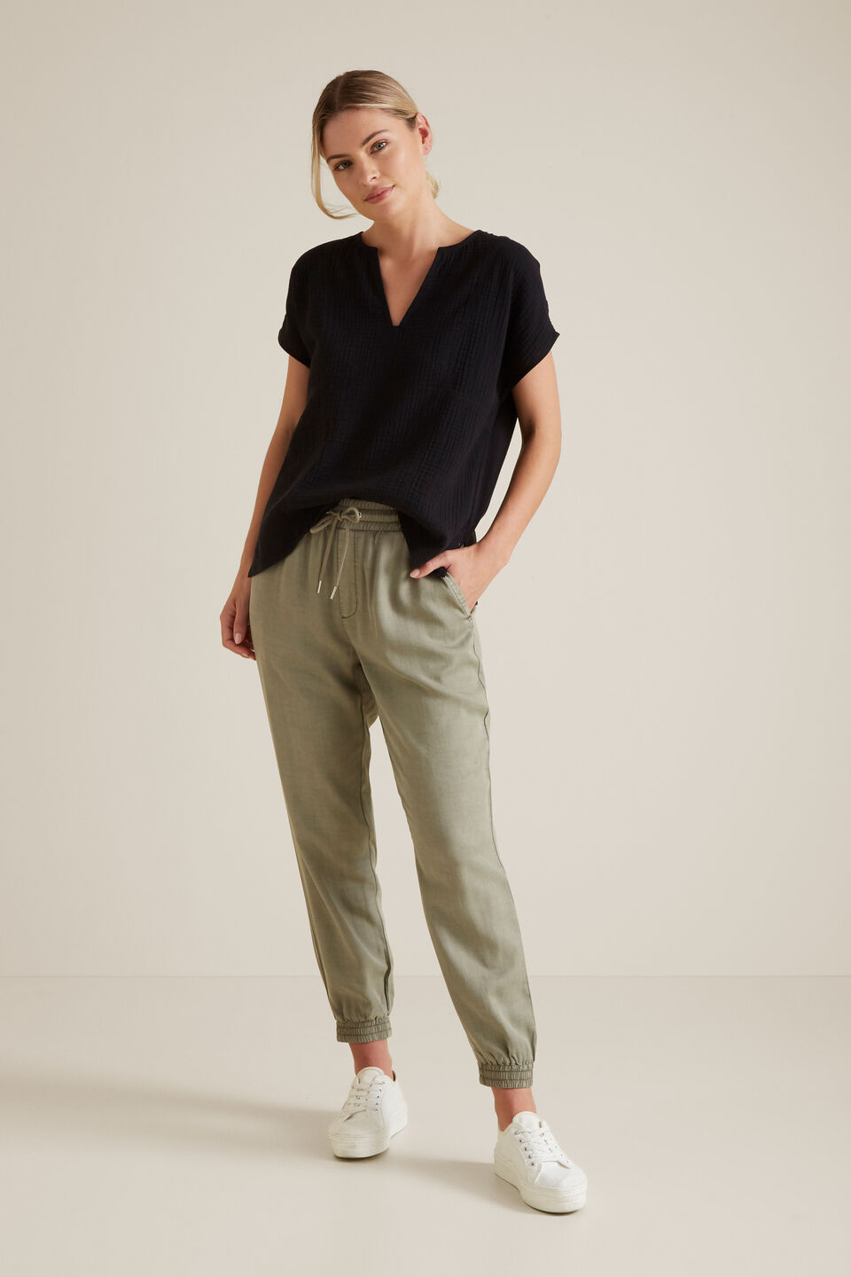 Spliced Detail Top  