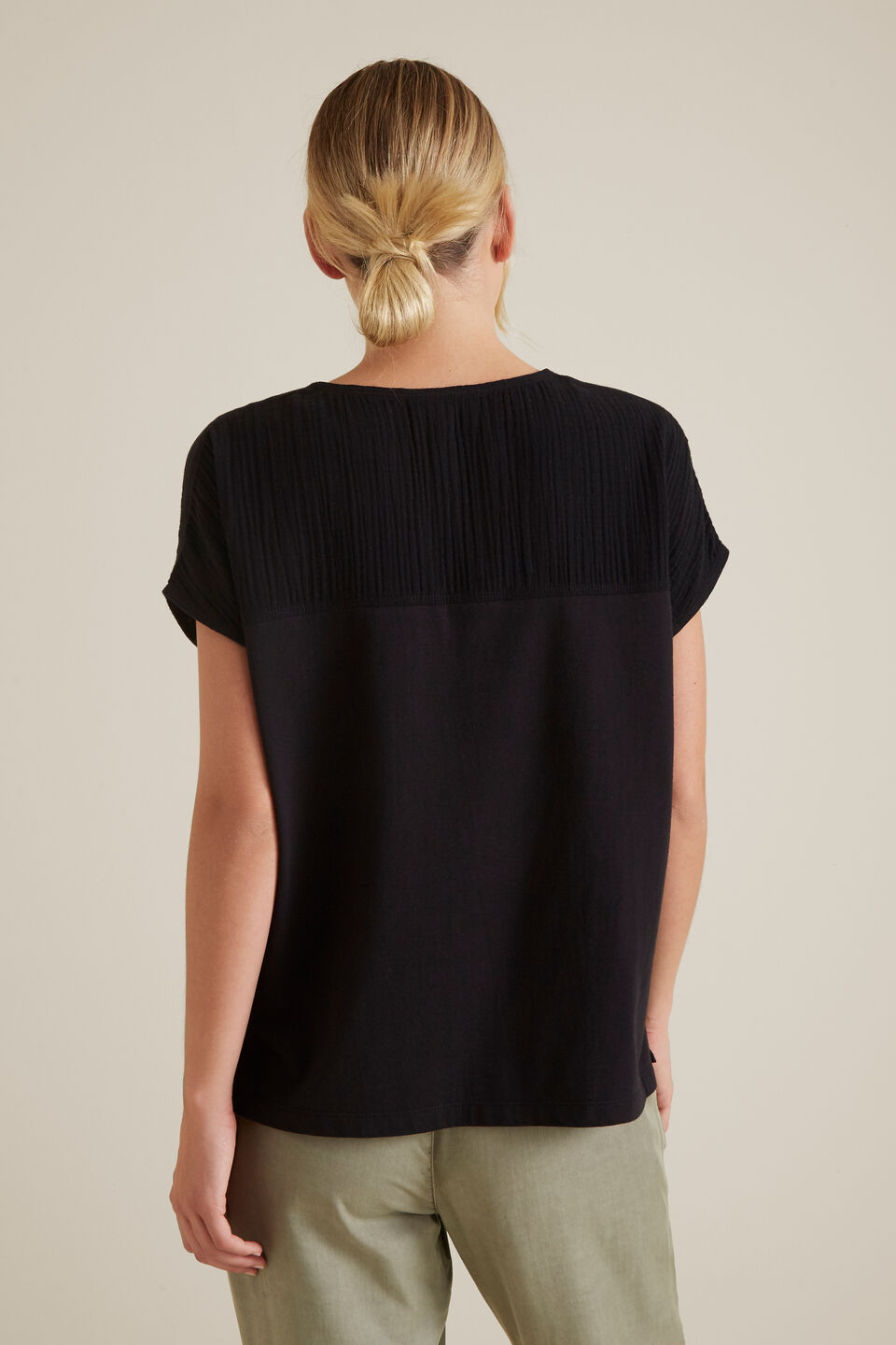 Spliced Detail Top  