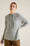 Hoodie Knit Sweater    hi-res