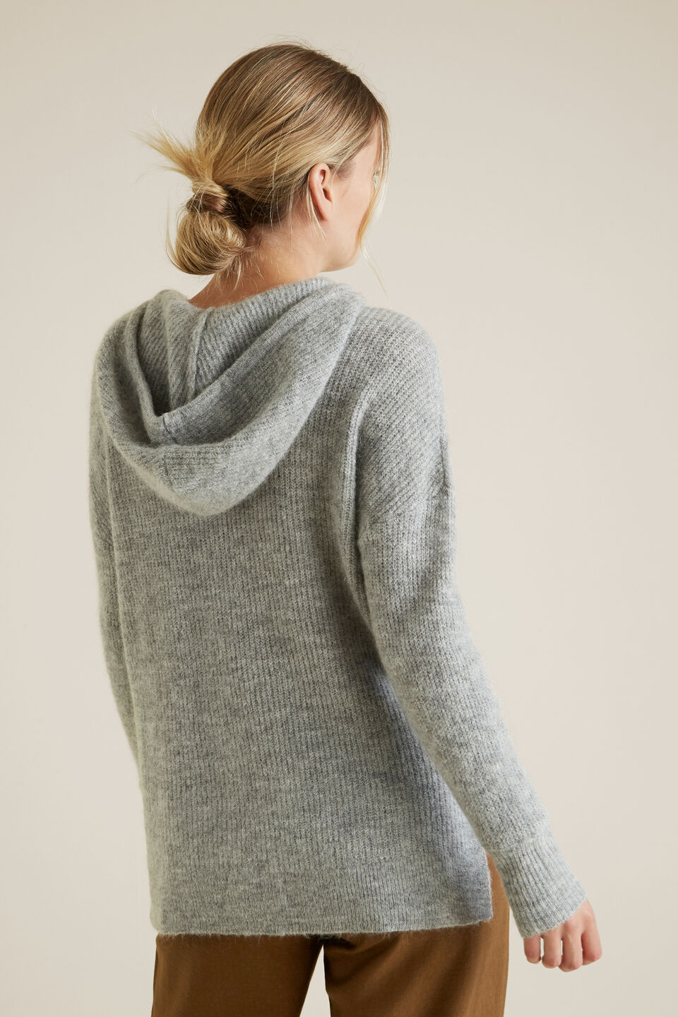Hoodie Knit Sweater  