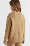Boucle Knit Sweater  Caramel  hi-res