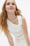 Asymmetric Rib Tank  Marshmallow  hi-res