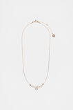 Fine Pearl Initial Necklace  O  hi-res