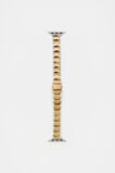 2 Tone Metal Watch Band  Gold Silver  hi-res